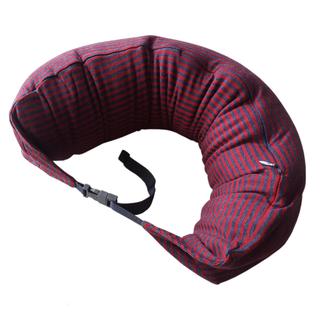 หมอนรองคอ Japanese U-shape Neck Cushion Fit (Red Stripe)