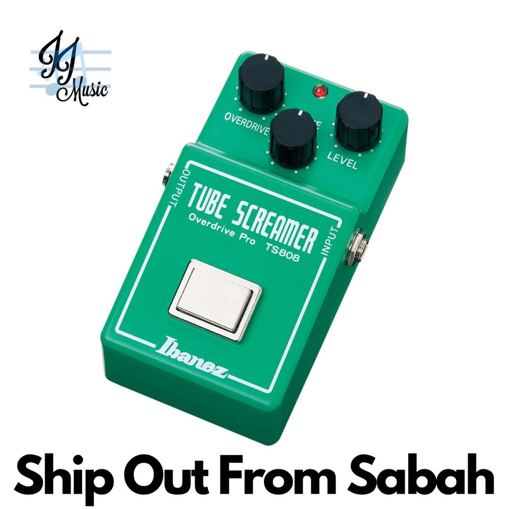 Ibanez TS808 Tube Screamer Overdrive Pro Effect Pedal (TS-808 / TS 808)