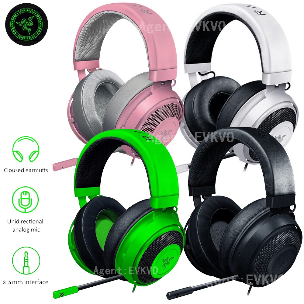 Razer Kraken Pro V2 Wired Over Ear Game Headphone Esports Gaming Headset 7 1 Surround Sound With Microphone Volume Contr ราคาท ด ท ส ด