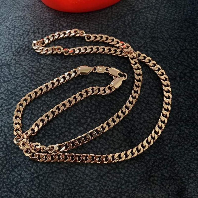 สร้อยคอลายเลส น้ำหนัก 1-3 บาท สร้อยคอนาค เลือความยาวได้ค่ะ