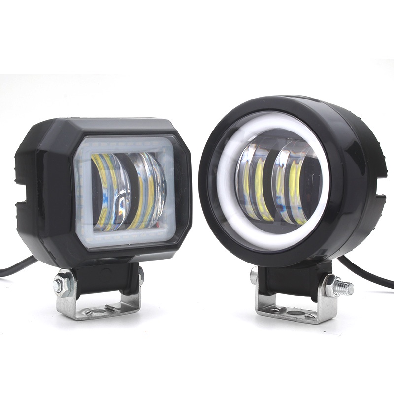 Xinfok 3'' 20W 7D Round Led Work Light For Car 4x4 Offroad Motorcyle Jeeps Truck Boat ATV UAZ SUV 12