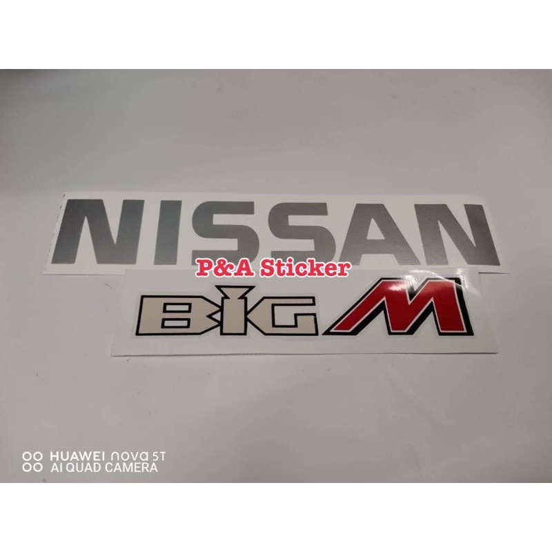 สติ๊กเกอร์ดั้งเดิม NISSAN BIG-M สำหรับติดท้ายรถ NISSAN ปี1999-2001 - รูปที่ 2