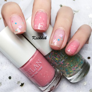 สีทาเล็บ ยาทาเล็บ สีทาเล็บลอกออกได้ (2ขวด) LIFULAN Nail Polish 8ml.