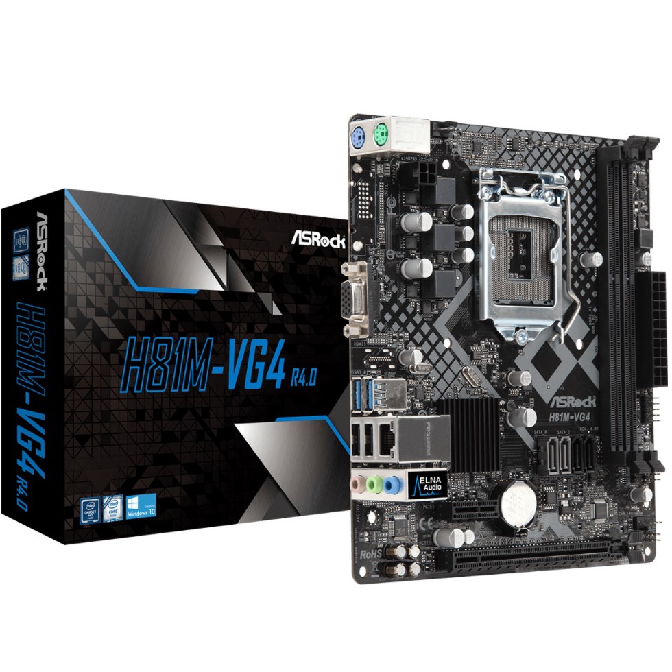 MAINBOARD ASROCK H81M-VG4 R4.0 LGA1150 (by Pansonics)