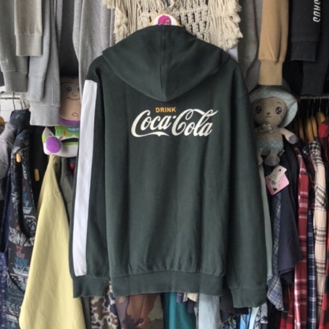 Coca COLA X HANGTEN HOODIE Jacket SECOND THRIFTTING Boy Girl