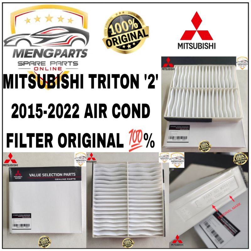 MITSUBISHI TRITON KL3T VGT,KJ3T 2.4 2016Y-2024Y, ASX 4B11 2010Y-2023Y AIR COND FILTER,CABIN FILTER M