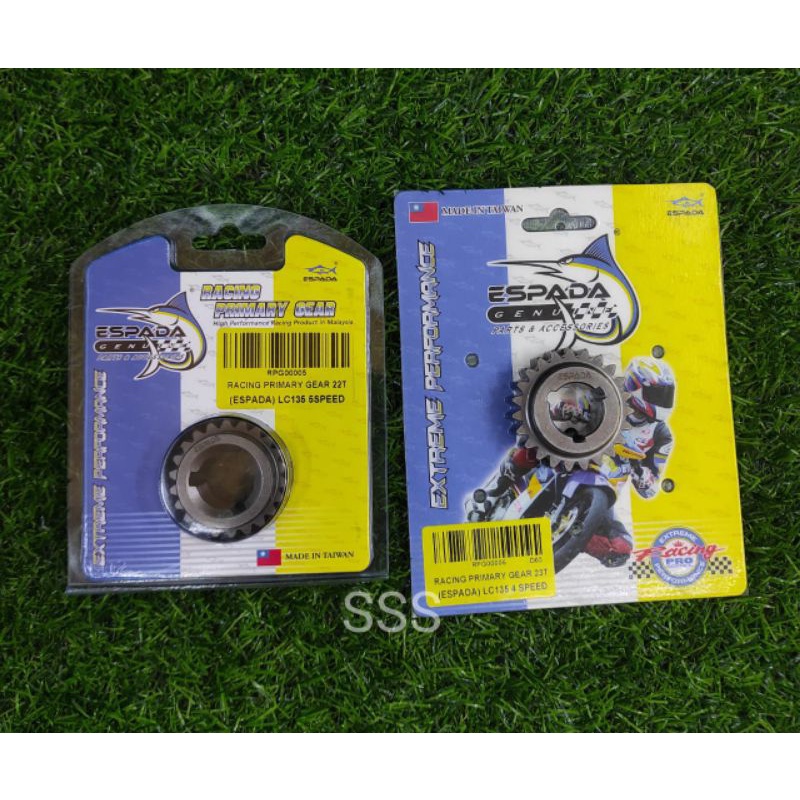 ESPADA RACING PRIMARY GEAR/GIGI GEAR LC135 5S 22T / LC135 4S 23T