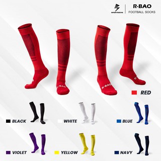 ถุงเท้ายาว R-Bao เนื้อผ้าเกรด Player ถุงเท้าฟุตบอล Long Football socks