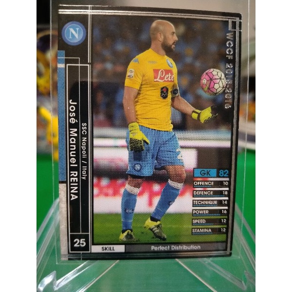 Panini Wccf 15 16 Jose Reina Napoli Sega No 9 347 Shopee Thailand