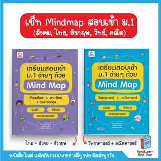 เซ็ท Mind Map สอบเข้า ม.1 ครบทุกวิชา (Ganbatte)