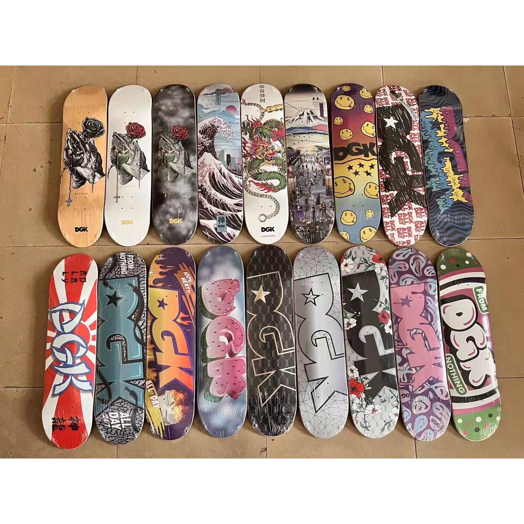 31*8inch 8.25 INCH สเก็ตบอร์ด deck PRO mAPLES สเก็ตบอร์ดดาดฟ้า PRO SKATERS SEND ฟรี GRIPTAPE