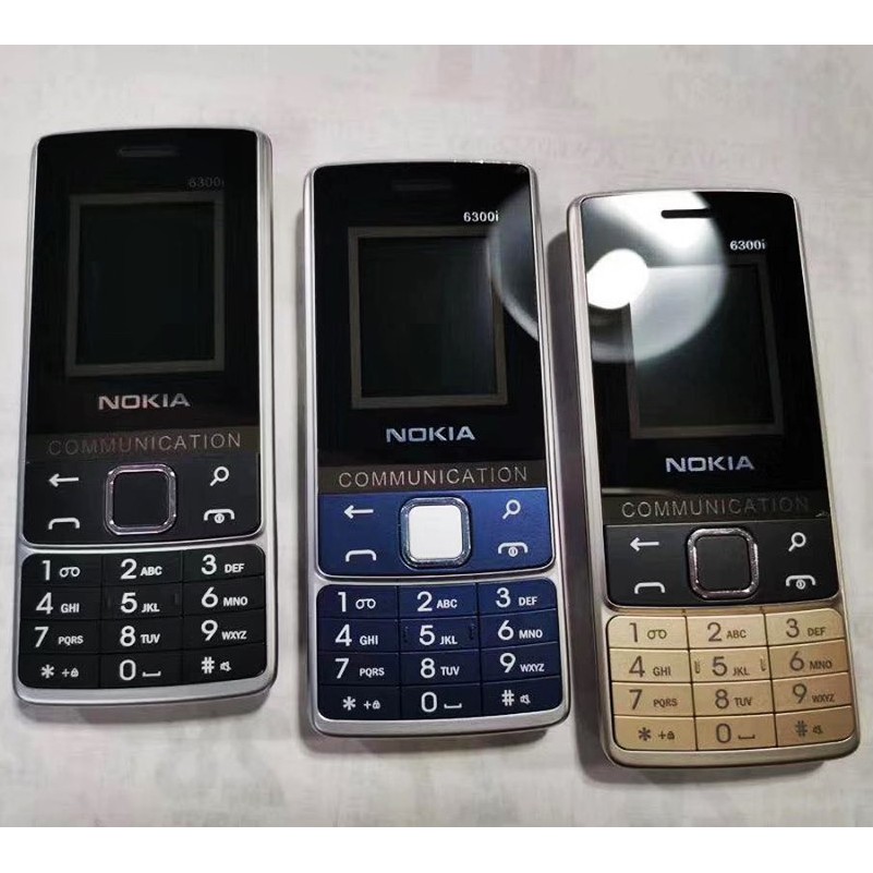 โทรศัพท์มือถือ  NOKIA  PHONE  6300 (สีทอง) 3G/4G รุ่นใหม่  โนเกียปุ่มกด