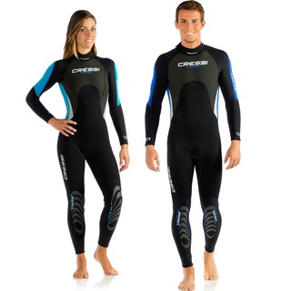 Wetsuit Cressi Morea 3mm. ชุดเว็ทสูทดำน้ำ สำหรับผู้หญิงและชาย .