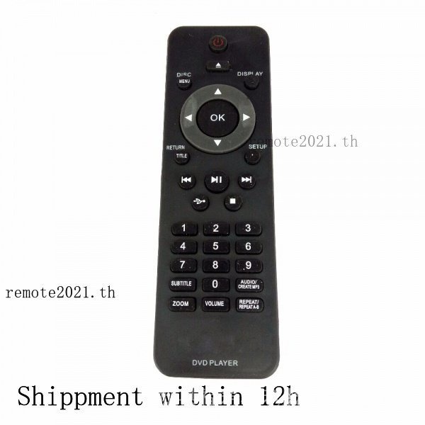 PHILIPS รีโมทคอนโทรลใหม่เหมาะสําหรับ philips dvd player hph091-rc2010 hph103-3141 rm-d622 rc-2011 Fe