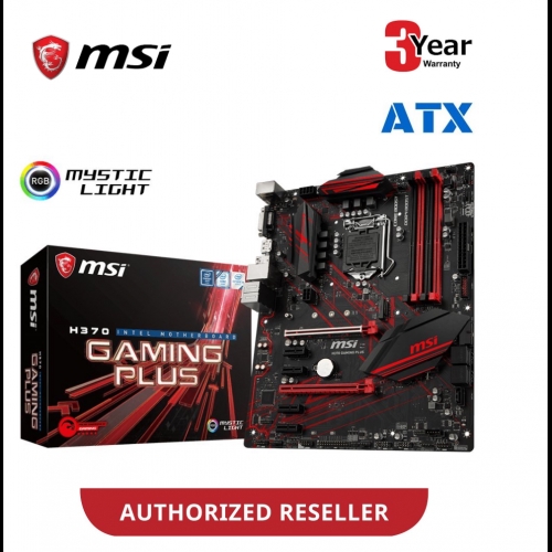 เมนบอร์ด MSI H370 Gaming Plus ATX