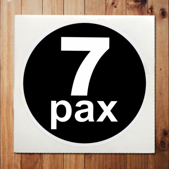 สติ๊กเกอร์ 7 Pax****