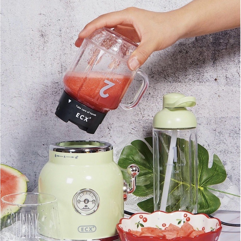 เครื่องปั่นน้ำผลไม้ ECX Fruit Bumper Vintage Minimal Multifunction Smoothies Blender / Juice Maker /