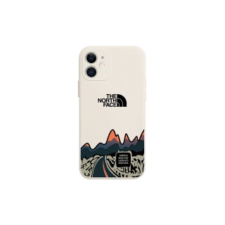 THE NORTH FACE เคสโทรศัพท์ซิลิโคนสําหรับ Iphone 13 Pro 11 Pro Max Xr 7 8 Plus Xs Max 12 Pro Max se2 Liquid Silicone Case