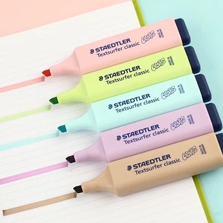 Staedtler ปากกาเน้นข้อความ ไฮไลท์ หัวตัด 1-5 mm เน้นข้อความ เน้นคำ ปากกาไฮไลท์ สีไม่ซีดจาง Highlighter Textsurfer 364