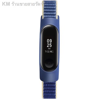 ◙◕สายรัดข้อมือ Mi Band 3 4nfc / 5 สายไนล่อนสามหรือสี่รุ่น Universal Canvas Loop Strap &lt;