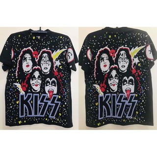 เสื้อวงโอเวอร์ปริ่น OVP KISS’ 90’ Size “ L / XL 650฿