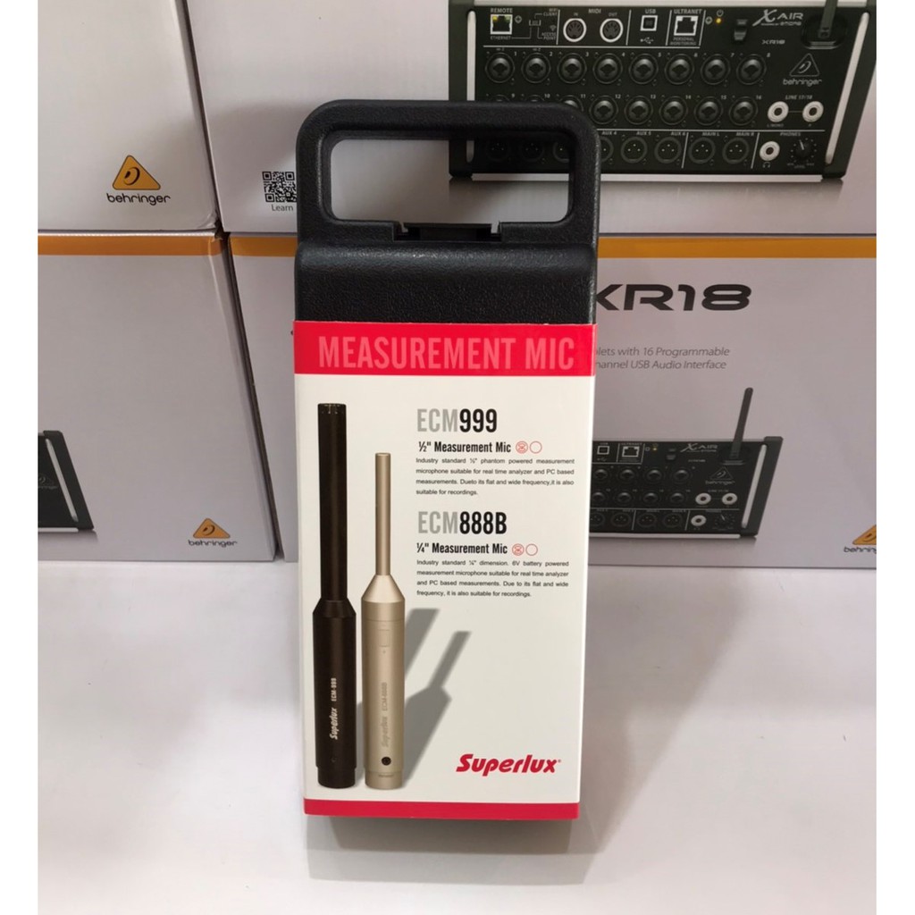 SUPERLUX ECM-999ไมค์โครโฟน RTA MIC Reference Condenser Mic + 6 meter XLR Lead