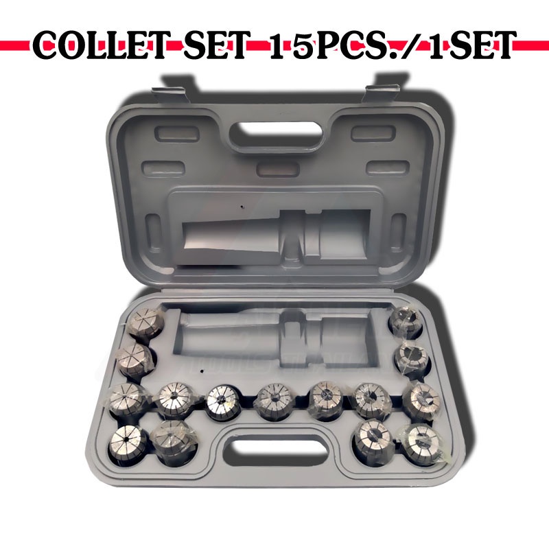 ลูกคอลเลท ER32 จำนวน 15 ลูก Collet Set พร้อมกล่องเก็บ สะดวก เป็นระเบียบ ถูกกว่าซื้อแยก