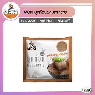 MOKI บุกก้อนผสมสาหร่าย 200g x1 บุกเพื่อสุขภาพ (FK0070-1) Konjac Cake with Seaweed