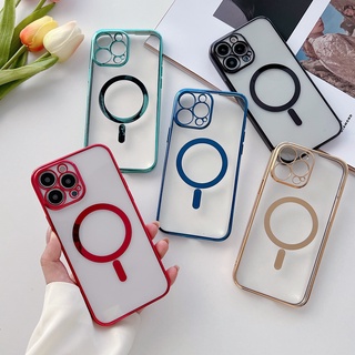 เคสป้องกันโทรศัพท์มือถือ แบบนิ่ม ชุบไฟฟ้า กันกระแทก สําหรับ Iphone 13 12 11 Pro Max Mini Xs Max Xr