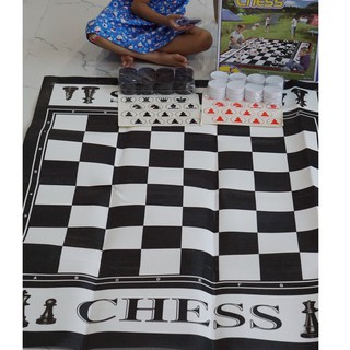 ^^ กระดานหมากรุกยักษ์  ขนาดใหญ่  Chess หมากรุก..