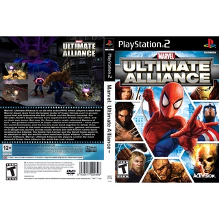 แผ่นเกมส์ PS2 Marvel Ultimate Alliance   คุณภาพ ส่งไว (DVD)