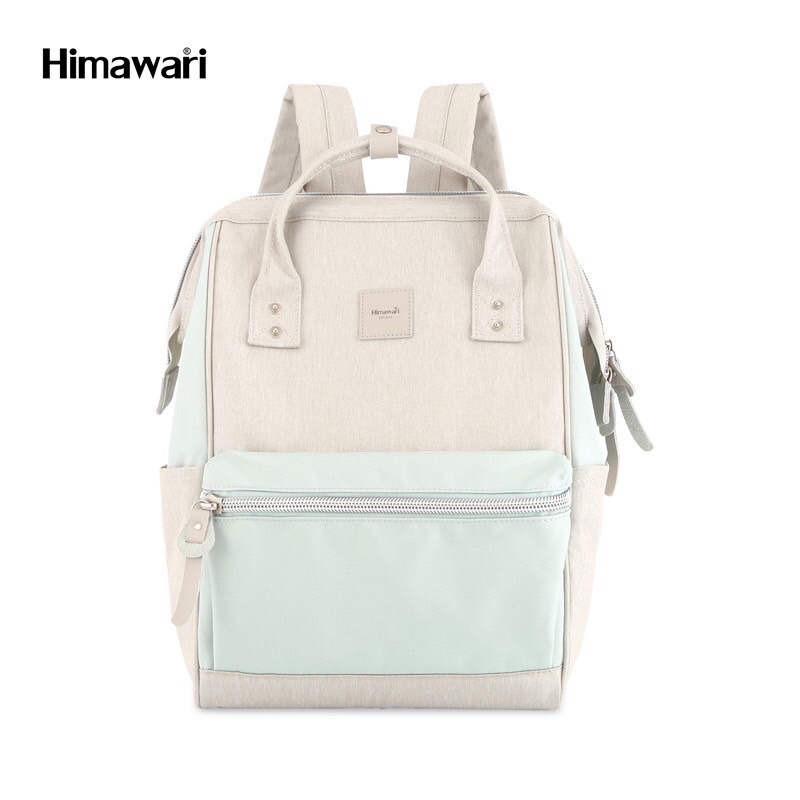 กระเป๋าเป้สะพายหลัง ฮิมาวาริ Himawari Backpack with USB Charging 14" Laptop Compartment 1881 #19 Gray Green