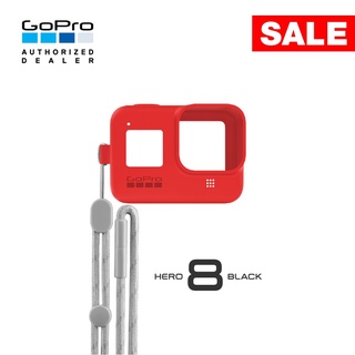 [Accesories] GoPro Sleeve+Lanyard HERO8 Firecracker Red เคสซิลิโคนกันกระแทกพร้อมสายคล้องคอสีแดง