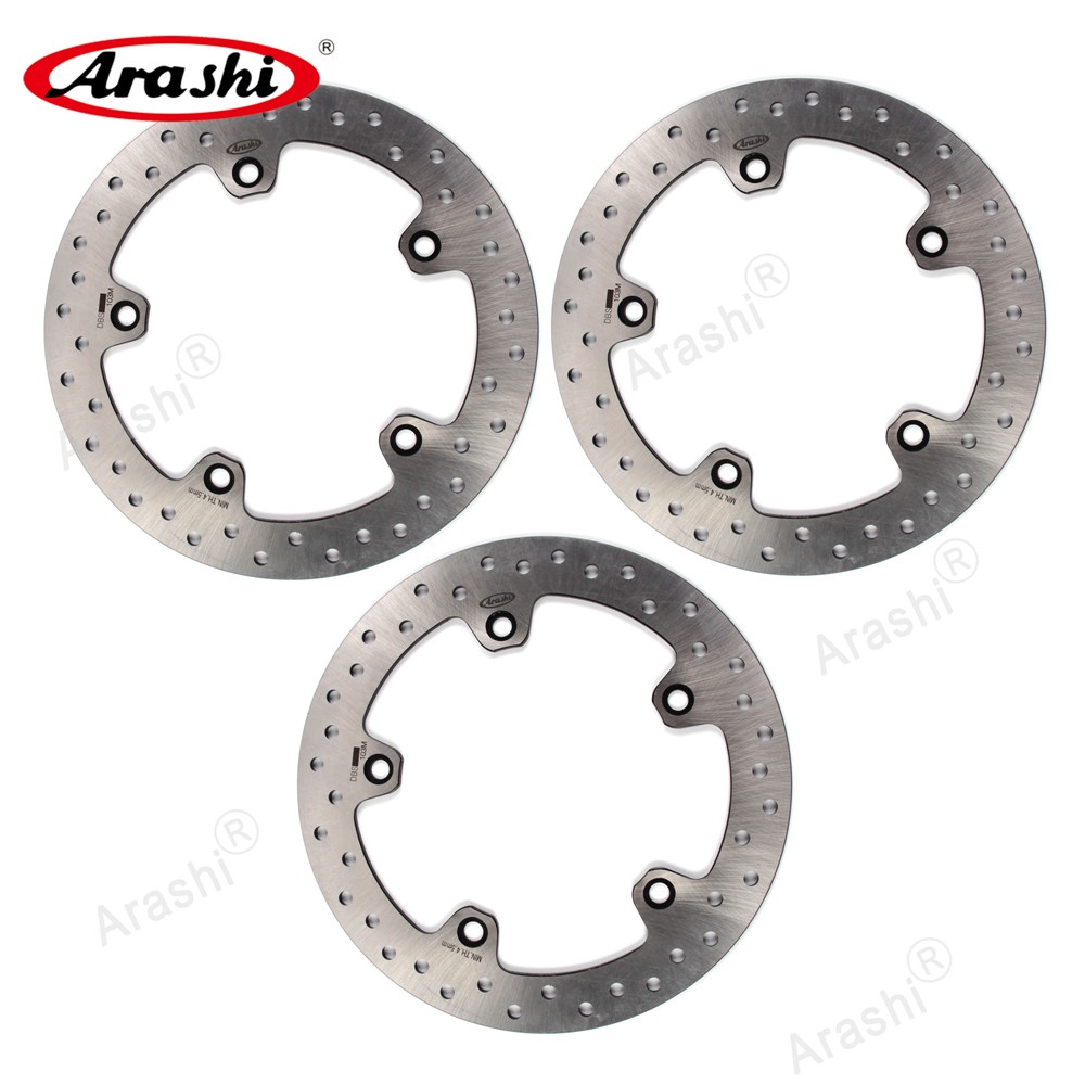 Arashi ด้านหน้าด้านหลังเบรคดิสก์โรเตอร์สําหรับ BMW C600 SPORT 2012-2015 / C 650 GT C650GT 2012-2021 