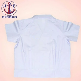 ราคาส่ง ของแท้ 💯% เสื้ออนุบาลชาย คอฮาวาย เอวจั้ม ตราสมอ ⚓️ เบอร์ S-5XL ชุดอนุบาล (เฉพาะเสื้อ)