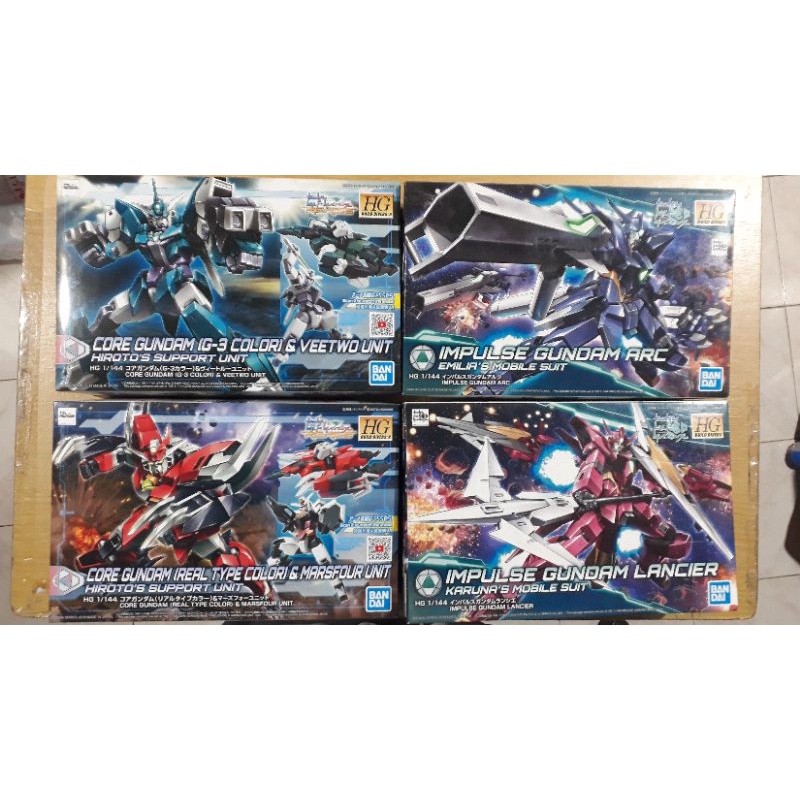 HG 1/144 CORE GUNDAM & IMPULSE GUNDAM งาน Bandai แท้