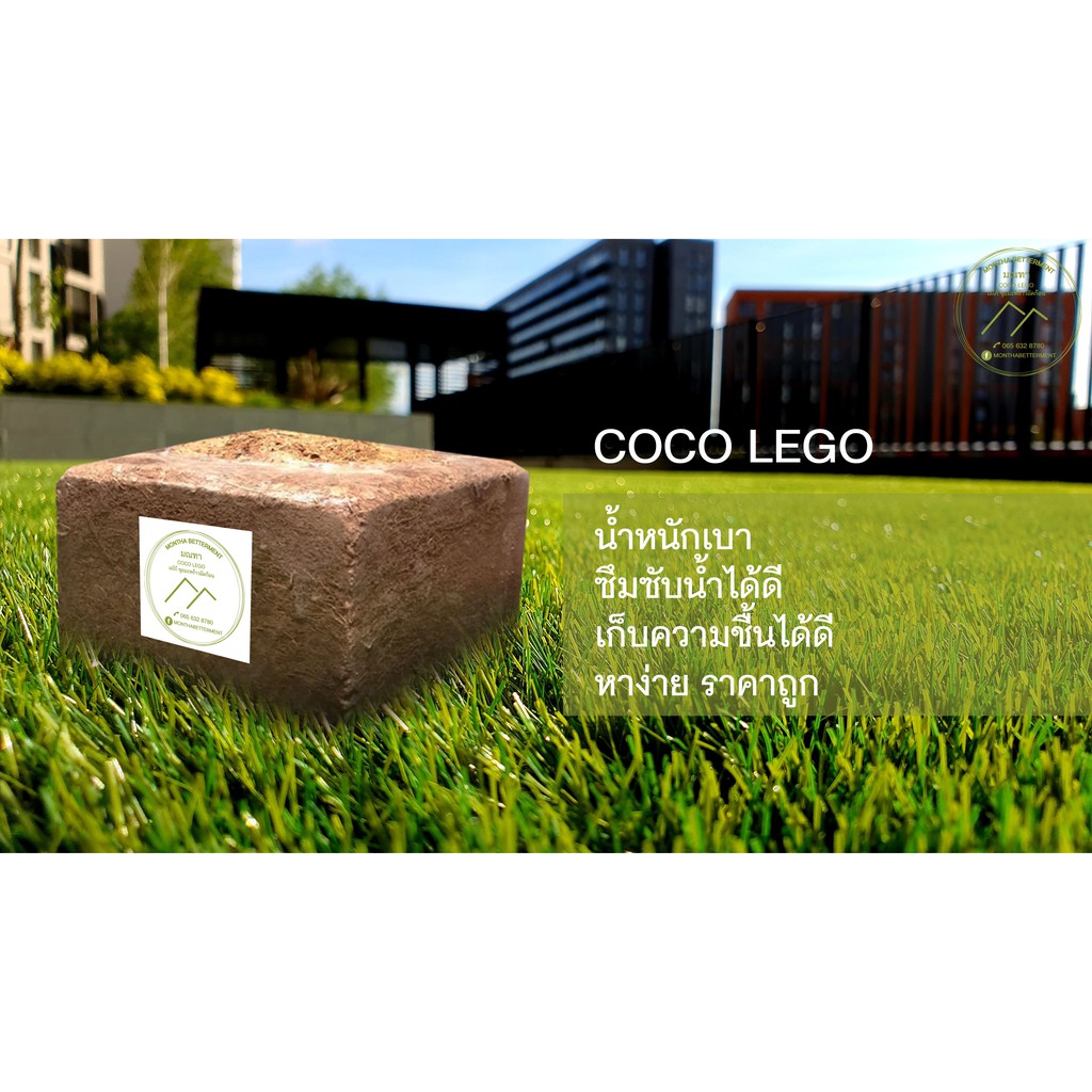 ขุยมะพร้าวอัดก้อน เพาะปลูกแทนดิน รักษาความชุ่มชื้น ผ่านการล้าง ลดความเค็ม pH เหมาะสม ของแท้💯จากโรงงาน