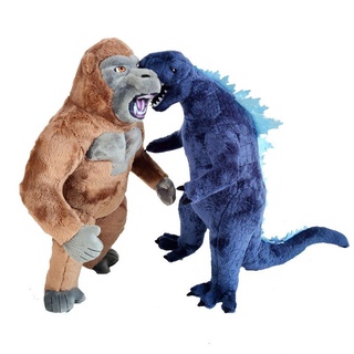 ตุ๊กตา Godzilla vs Kong มอนสเตอร์คิงคอง แบบนิ่ม ขนาด 30 ซม. ของเล่นสําหรับเด็ก จํานวน 2 ชิ้น ต่อชุด