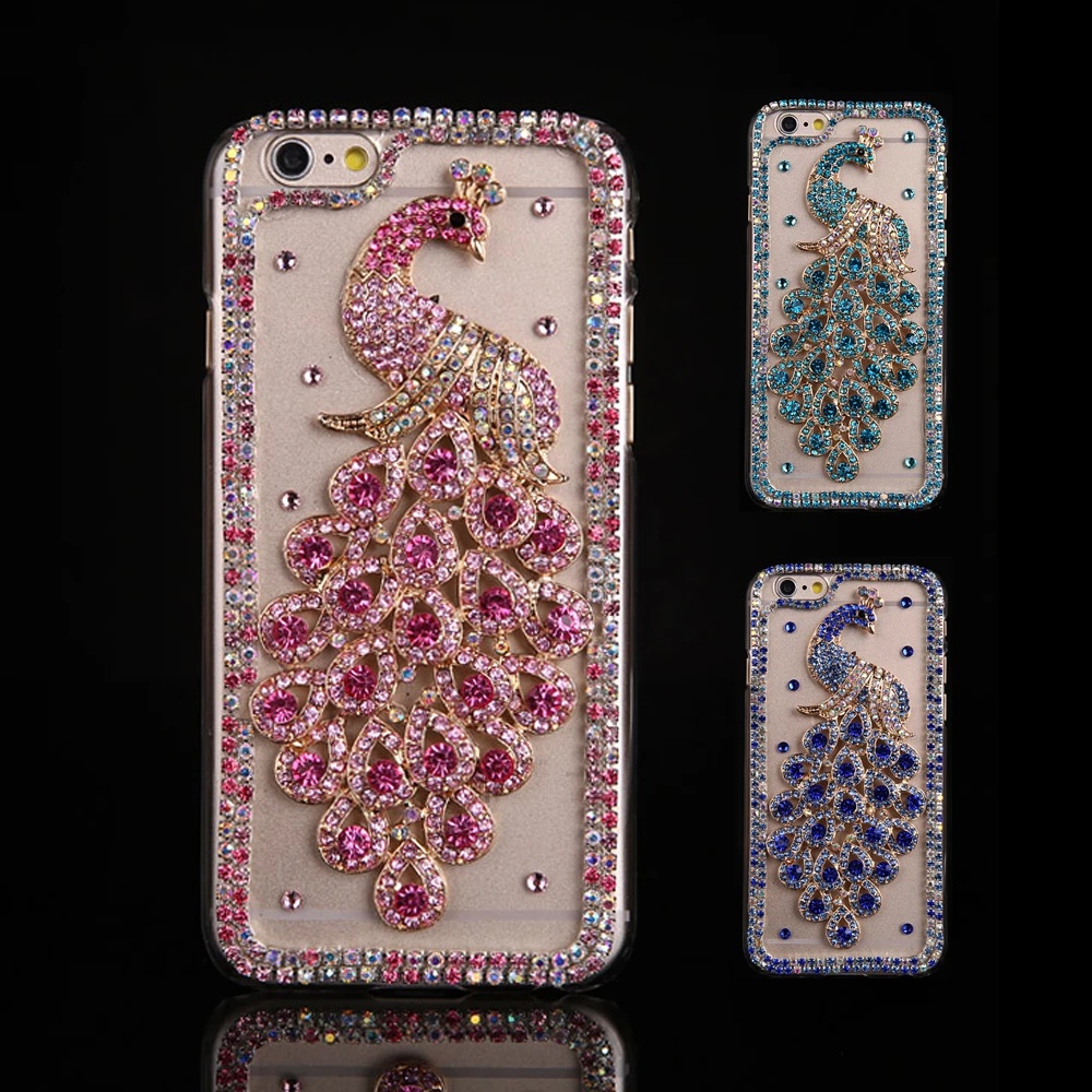 เคสโทรศัพท์มือถือ ลายนกยูง ประดับเพชรเทียม สําหรับ IPhone 11 12 13 14 Pro MAX X XR XS MAX IP 14 Plus