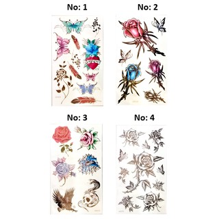 TATTOO STICKERS สติ๊กเกอร์รอยสักติดตัว ติดผิว