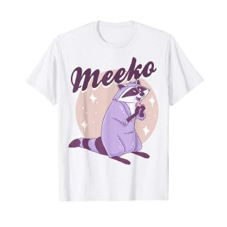 เสื้อยืดพิมพ์ลาย Disney pocahontas meeko