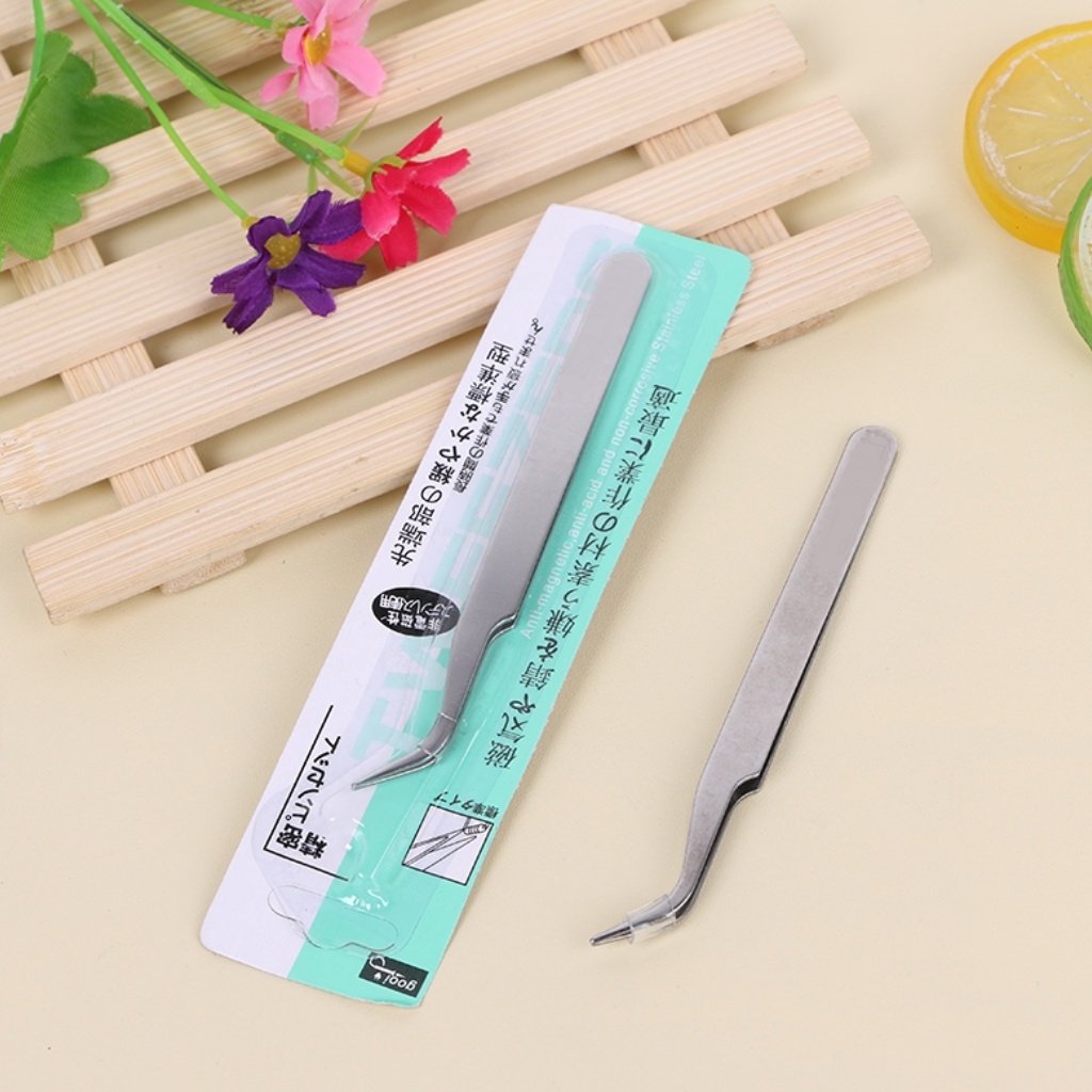 พร้อมส่ง 💢 คีมคีบ ที่คีบ forcep ปากโค้ง ที่หนีบ แหนบ เม็ดบีท อุปกรณ์เม็ดบีทรีดร้อน คีม แคสตัส สแตนเลส