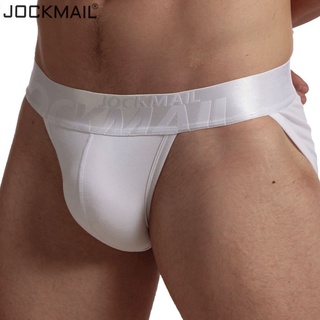 Jockmail กางเกงชั้นใน ผ้าฝ้ายแท้ ส้อมสูง กันเหงื่อ สําหรับผู้ชาย