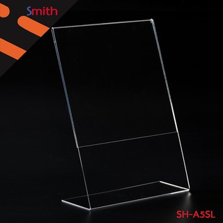 ป้ายอะคริลิค A5 L-Shape แนวตั้ง ขนาด 15x21cm SH-A5SL