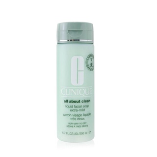 CLINIQUE - All About Clean Liquid Facial Soap Extra-Mild - ผิวแห้งถึงแห้งมาก - 200ml/6.7oz