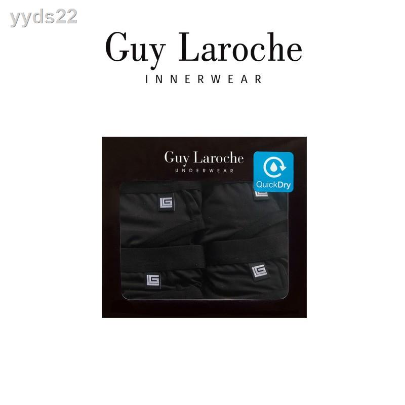 ♟✾♗Guy Laroche กางเกงในชาย รุ่น Quick Dry  PACK 4  (JUS8901R9)