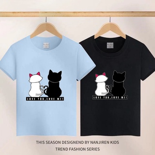 K-2047-SHORT เสื้อยืดแขนสั้น คอกลมเด็ก ผ้านนิ่มใส่สบาย ลายน่ารักใส่ได้ทั้งหญิงและชาย **ปลีก-ส่ง