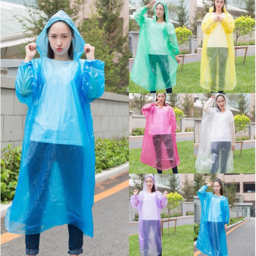 AT.OUTLET พร้อมส่ง!!! ชุดกันฝน เสื้อกันฝน เสื้อกันฝนผู้ใหญ่ ไซต์ใหญ่ ราคาถูก มีราคาส่ง เลือกสีได้