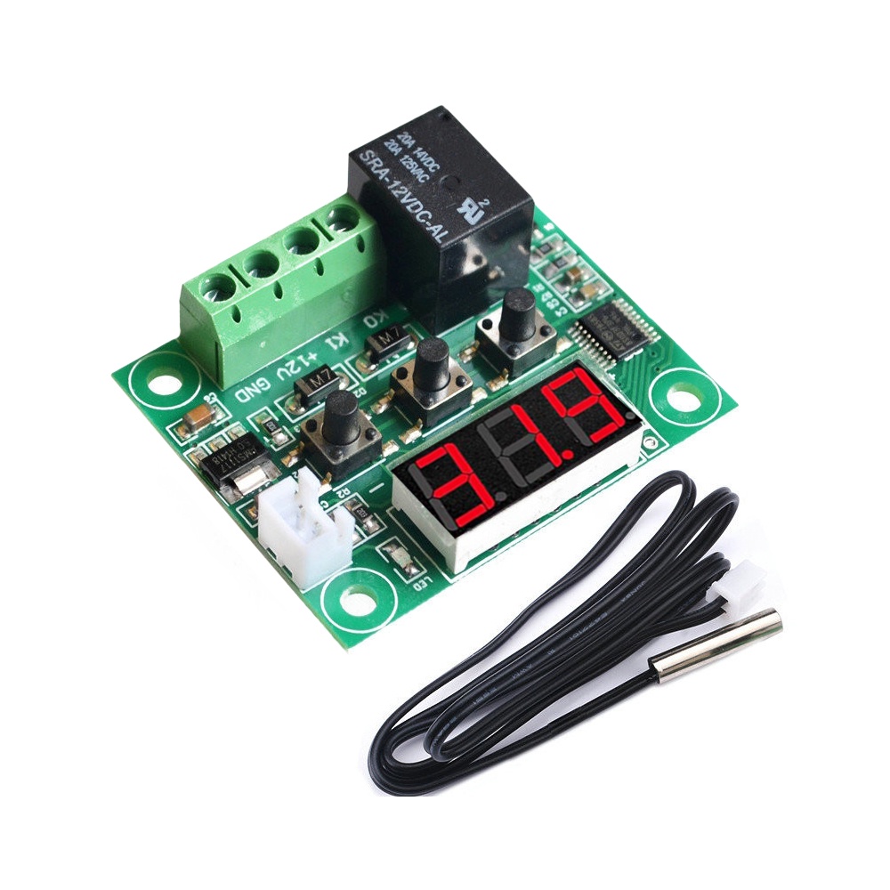 W1209-50-100C DC 12V Digital Temperature Control Thermostat Switch Board W1209 กรณี