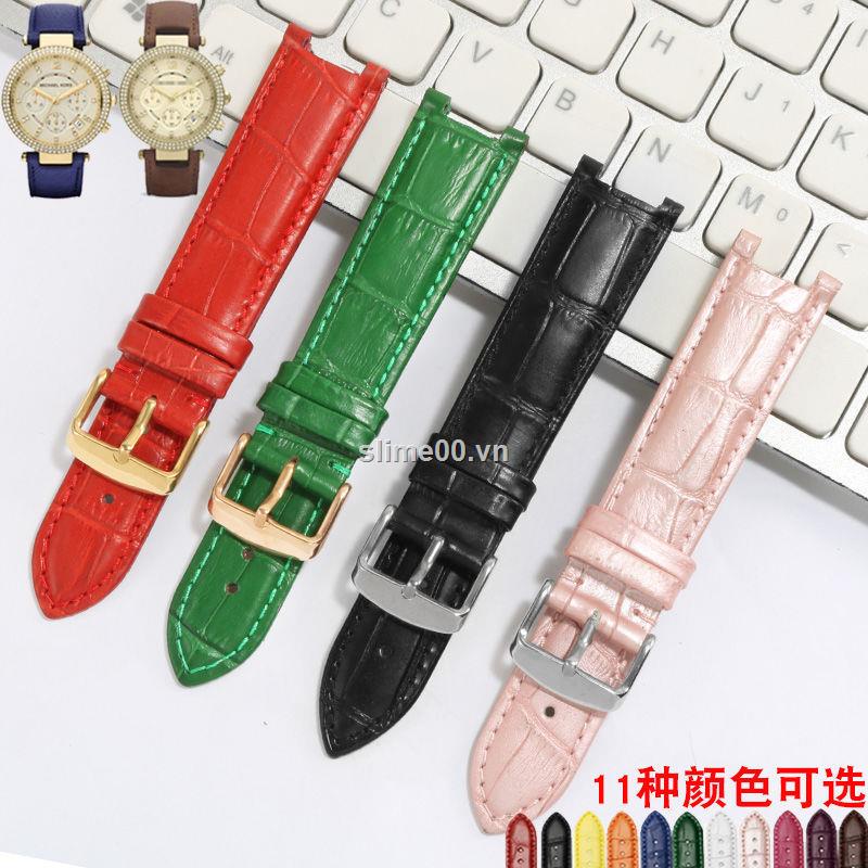 ̅❀สายนาฬิกาข้อมือหนัง สําหรับ Michael Kors MK2277 2425 5774